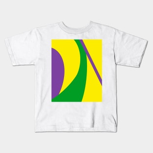 Mardi Gras abstract Kids T-Shirt